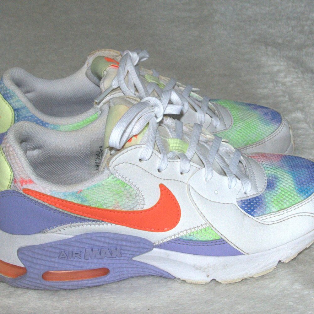 Nike Air Max White with Multicolor Accents